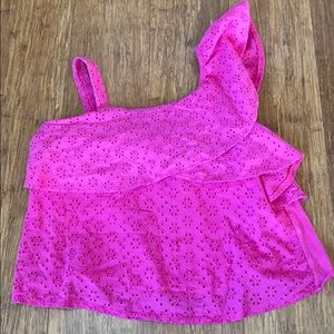 Hot pink tank top